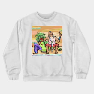 Merlin on vacation Crewneck Sweatshirt